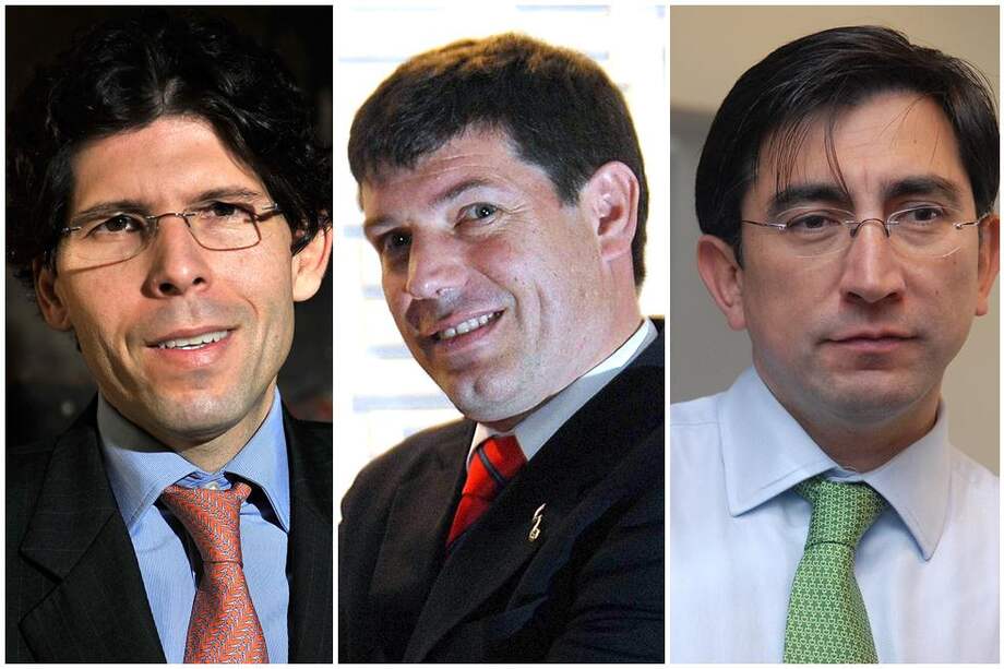 Jorge A. Palacios, presidente de Avantel, Marc Eichmann, presidente de Une y Diego Molano, ministro TIC. / Luis Ángel y Gustavo Torrijos