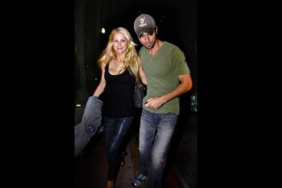 Anna Kournikova y Enrique Iglesias.