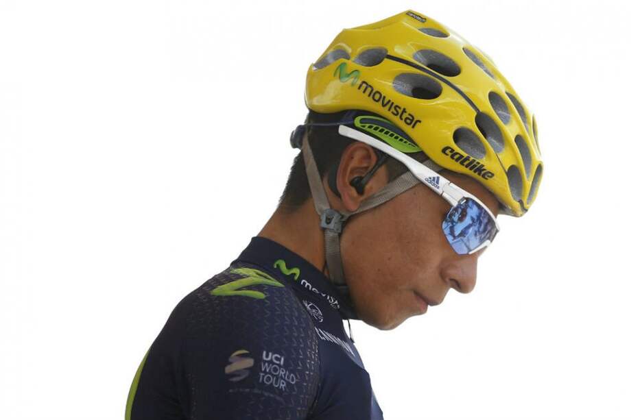 Nairo Quintana, lider del Movistar Team. Foto: AFP