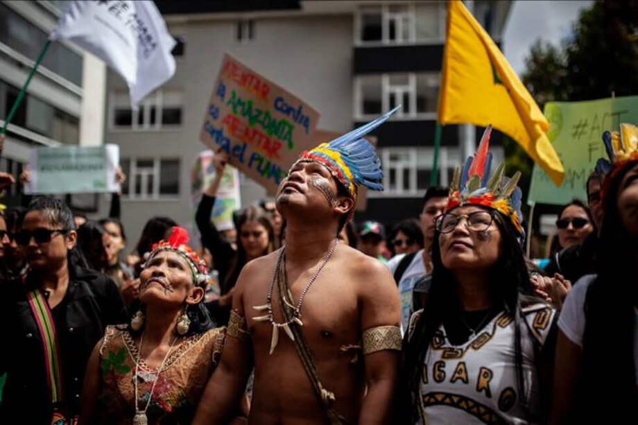 Le pidió a los países de la Panamazonía que se abstengan de cometer agresiones y hostigamientos en contra de dirigentes u otras personas involucradas en los procesos de defensa de los derechos de comunidades o pueblos indígena. / Juancho Torres - Agencia Anadolu