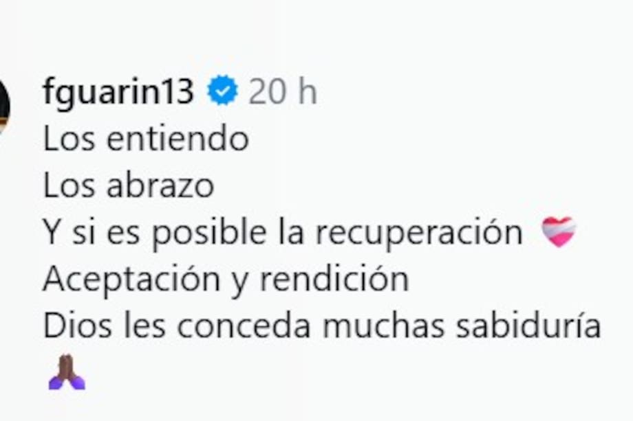 Comentario de Fredy Guarín.