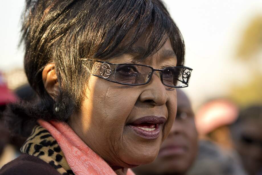 Winnie Mandela. / Odd Andersen / AFP