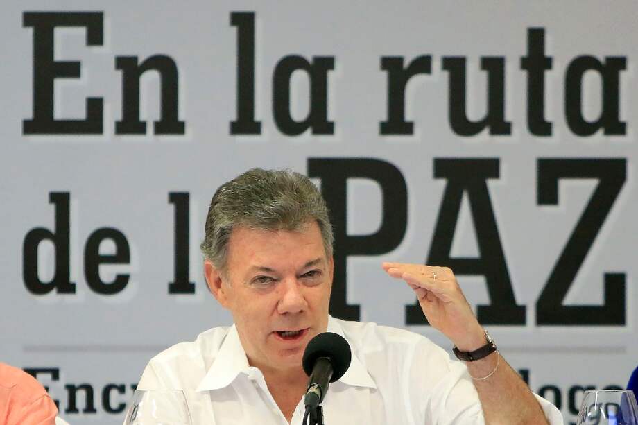 El presidente Juan Manuel Santos les ha dicho insistentemente a los gobernadores del país que ellos serán los encargados de consolidar la paz en el país. / EFE