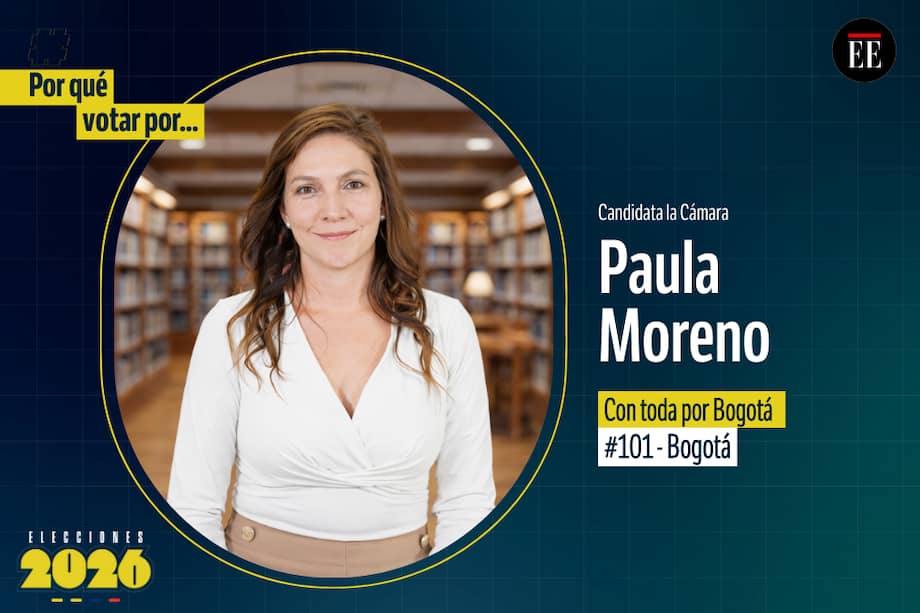 Paula Moreno, candidata a la Cámara.