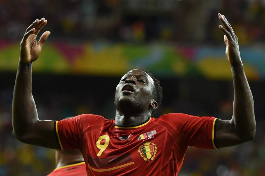 El delantero de Bélgica, Romelu Lukaku, celebra el selló la clasificación de los ‘Diablos Rojos’ a cuartos de final.