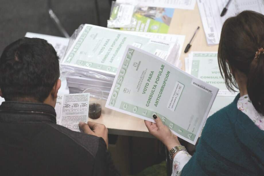 El presidente Duque radicó en septiembre pasado un paquete de proyectos que retomaron los puntos de la consulta anticorrupción votada en agosto de 2018. / Mauricio Alvarado - El Espectador