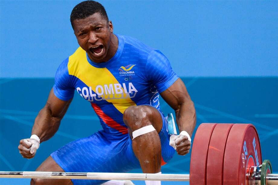 Oscar Figueroa medalla de plata para Colombia en Londres 2012 / AFP