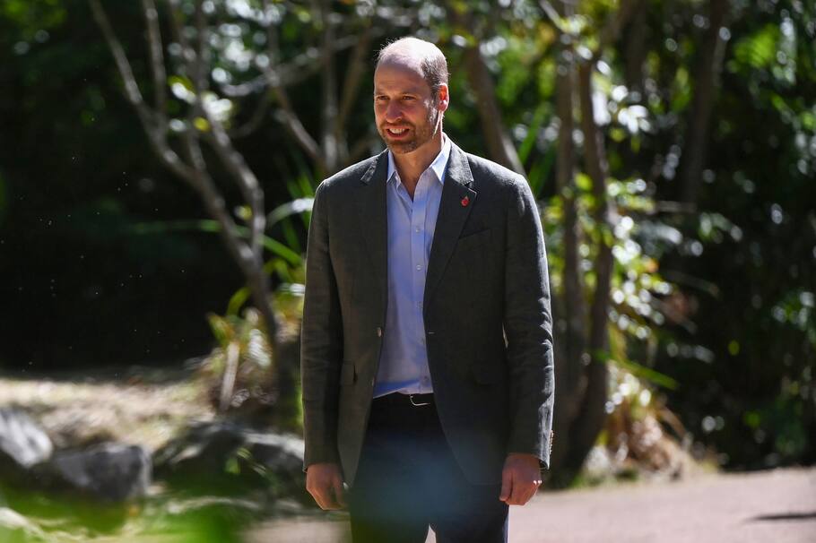 CAPE TOWN, SOUTH AFRICA - NOVEMBER 6: Prince William, Prince of Wales arrives to meet with the 2024 Earthshot Prize finalists at Kirstenbosch National Botanical Garden on November 6, 2024 in Cape Town, South Africa. During his visit, The Prince of Wales attended the fourth annual Earthshot Prize Awards and engaged in various environmental initiatives and participated in events held in Cape Town as part of 'Earthshot Week'. (Photo by Victoria Jones - Pool/Getty Images)