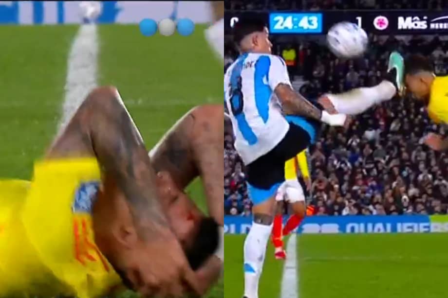 La agresión de Enzo Fernández que lo llevó a ver la roja directa.