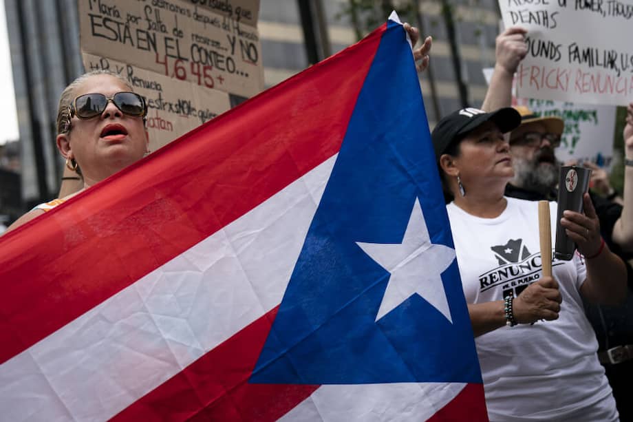 Siguen las marchas en Puerto Rico en contra del gobernador, Ricardo Rosselló. / AFP