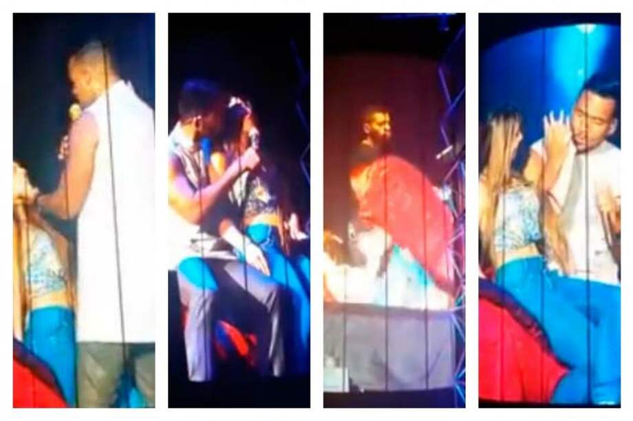 Caleña es criticada por polémico show en concierto de Romeo Santos