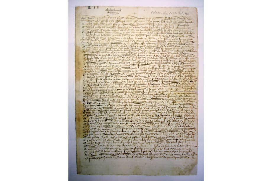 Las cartas estaban en el archivo de los condes de Villagonzalo, entre los documentos de Rodrigo Arias Maldonado, experto en leyes y miembro del Consejo Real de Castilla. / Archivo particular