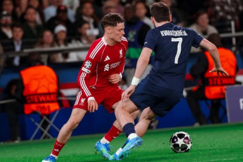 Liverpool y PSG, en el partido de ida.