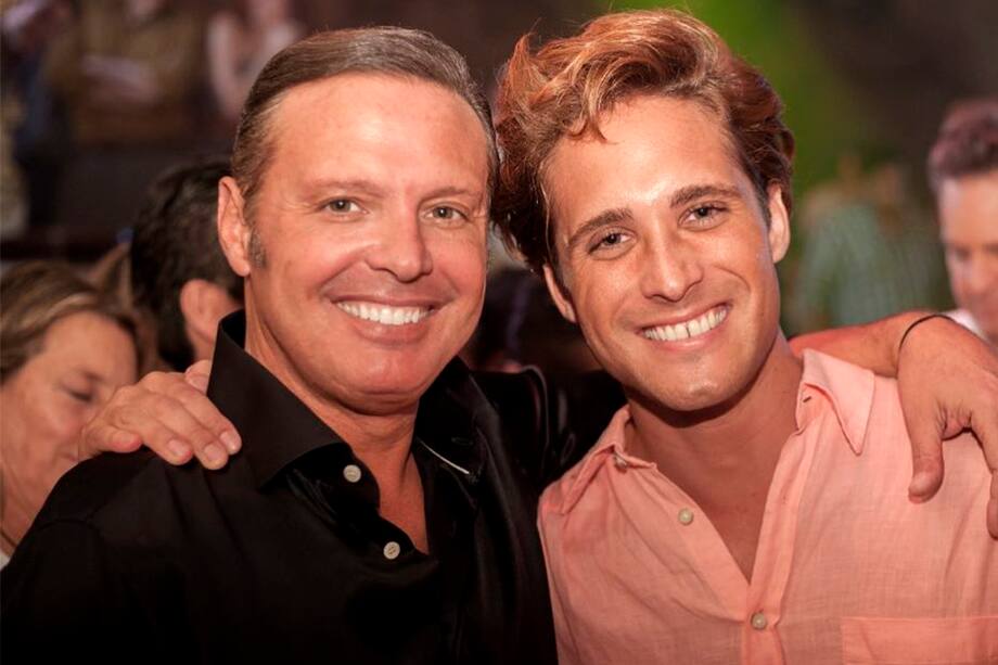 Fueron varios los encuentros que tuvieron Luis Miguel y Diego Boneta. Al verlo, el intérprete bromeó con lo guapo que se veía.