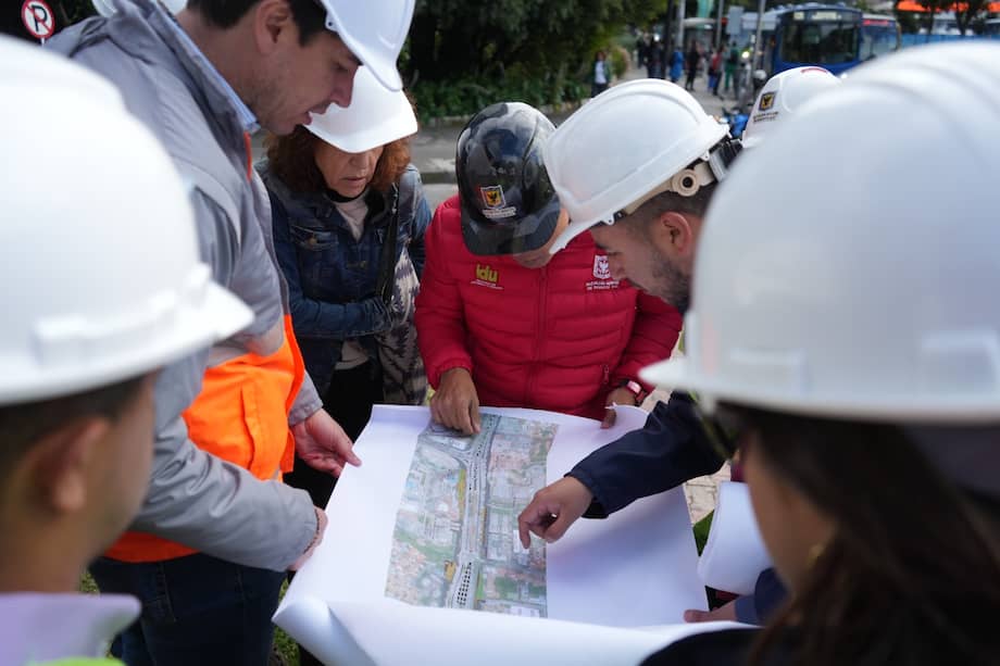 Las obras avanzan en cinco frentes de trabajo sobre el grupo 1 del Corredor Carrera Séptima.