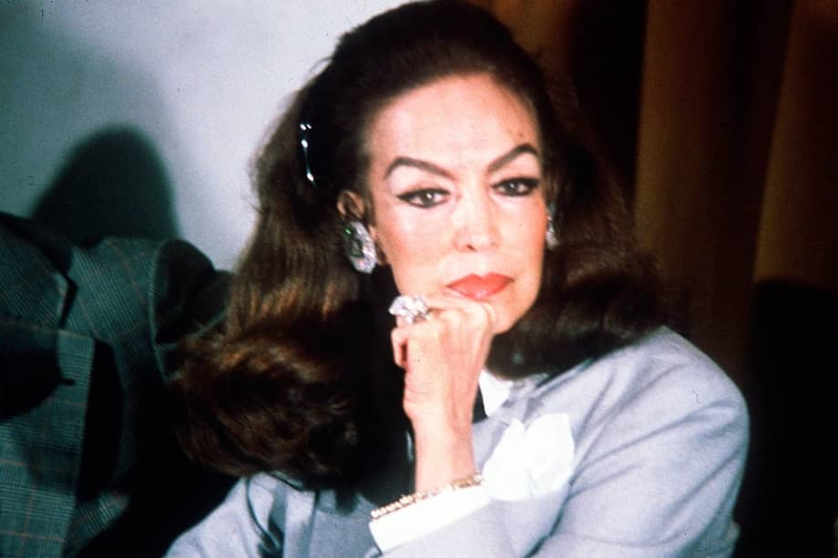 La actriz mexicana María Félix en 1980.