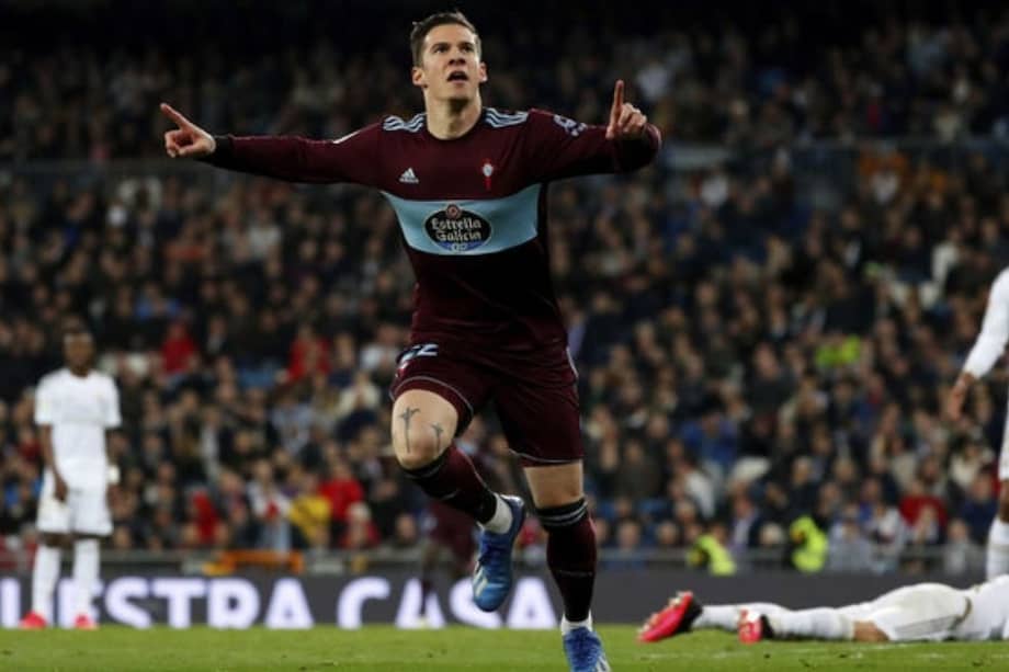 Santiago Mina en el Estadio Santiago Bernabéu contra Real Madrid // Archivo particular