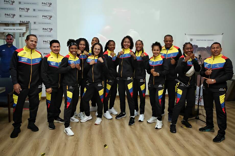 La delegación que representará al país en el Mundial de Boxeo femenino.