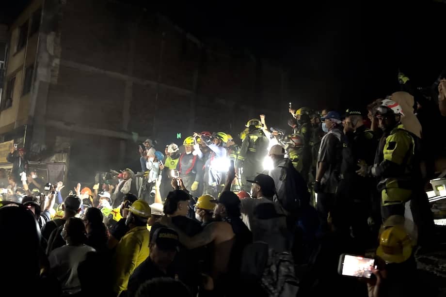 Daniela Largo fue rescatada en la noche del 11 de agosto, luego de más de 10 horas de trabajo de rescatistas de Pereira y Bogotá.