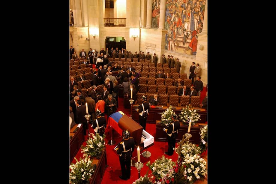 En julio de 2007 la Funeraria Gaviria preparó el funeral de Estado del expresidente Alfonso López Michelsen, quien falleció a los 94 años. / Gabriel Aponte - El Espectador
