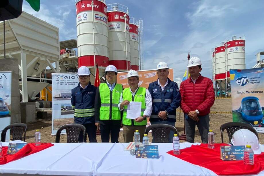 Cundinamarca: Inician obras en el patio taller El Corzo para el Regiotram de Occidente.