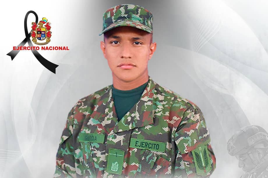 El soldado Andrés Miguel García Montes, quien era oriundo de Planeta Rica (Córdoba), llevaba dos años y 10 meses vinculado al Ejército.