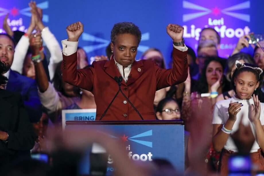 Lori Lightfoot, la primera mujer afroamericana y lesbiana en llegar a la alcaldía de Chicago. / AFP