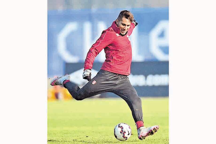 Paolo Guerrero, una de las figuras de la selección de Perú. AFP