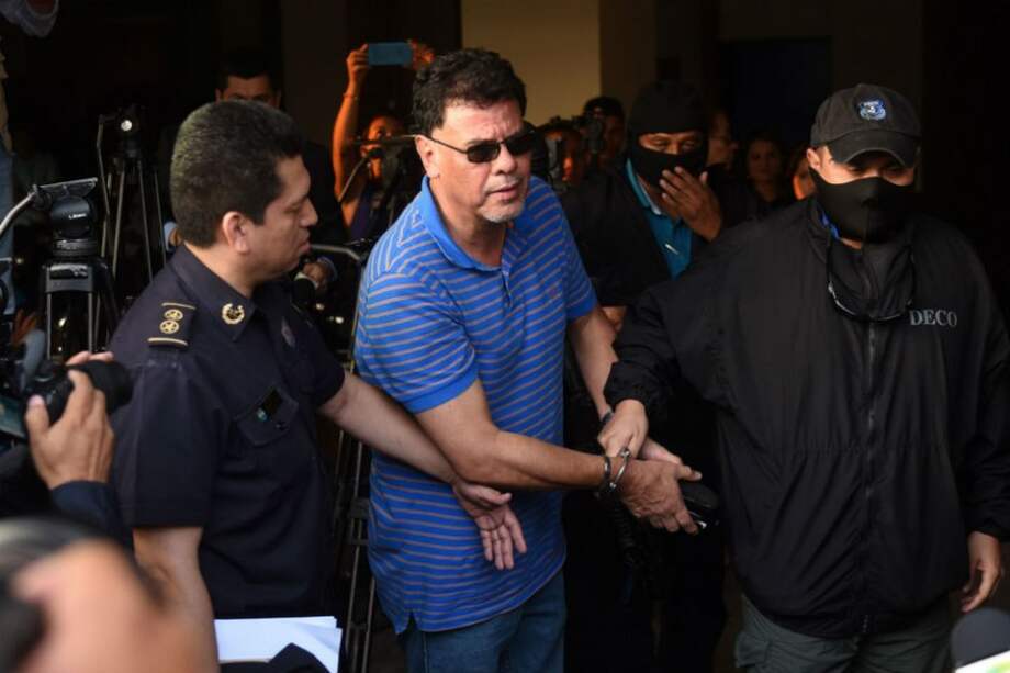 Reynaldo Vásquez, expresidente de la Federación Salvadoreña de Fútbol. Foto: AFP