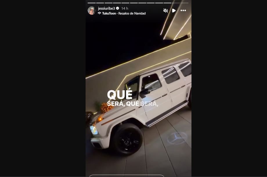 Esta es la nueva camioneta de Jessi Uribe.