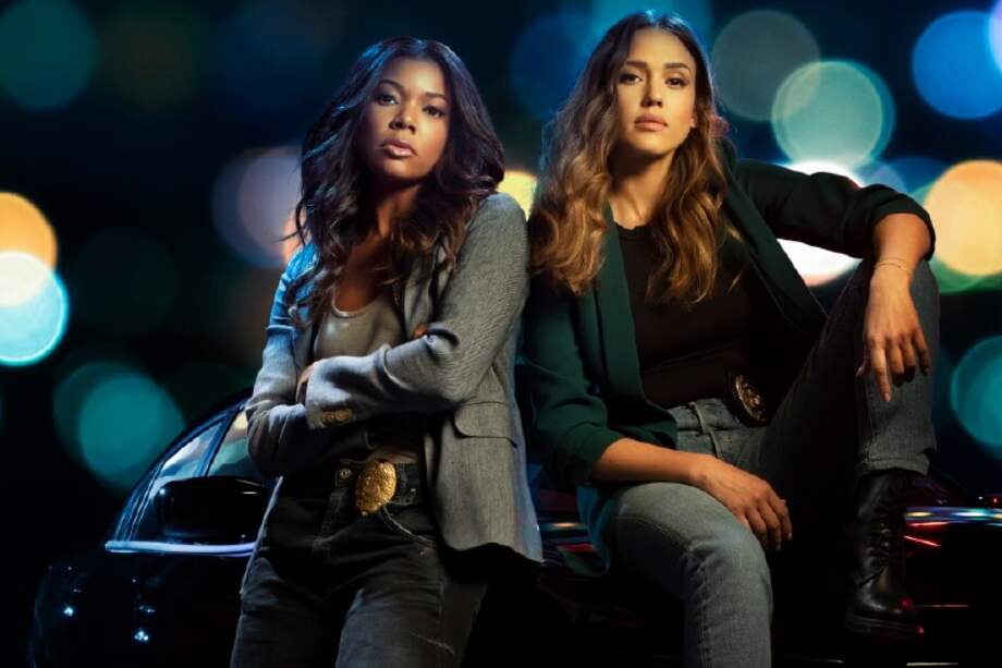 Jessica Alba y Gabrielle Union son las nuevas heroínas de acción que aplicarán la ley en la serie “L.A.’s Finest”. / Cortesía AXN