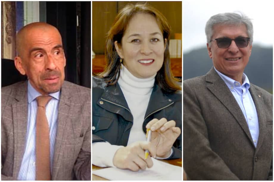 Daniel Castro, director del Museo Nacional; Consuelo Gaitán, directora saliente de la Biblioteca Nacional y Armando Martínez, director saliente del Archivo General de la Nación. / Cortesía