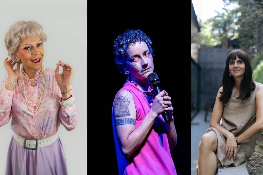 De izquierda a derecha: Juan Tarquino, Li Cuellar y Ariel Richards.