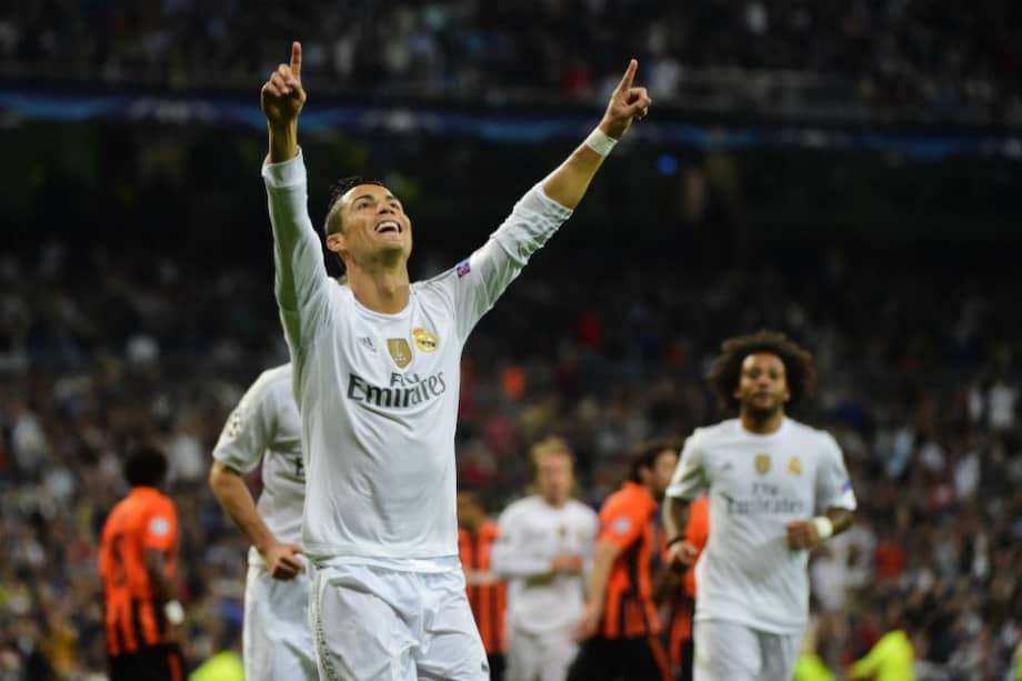 Cristiano Ronaldo, a dos goles del récord goleador de Raúl. Foto: AFP