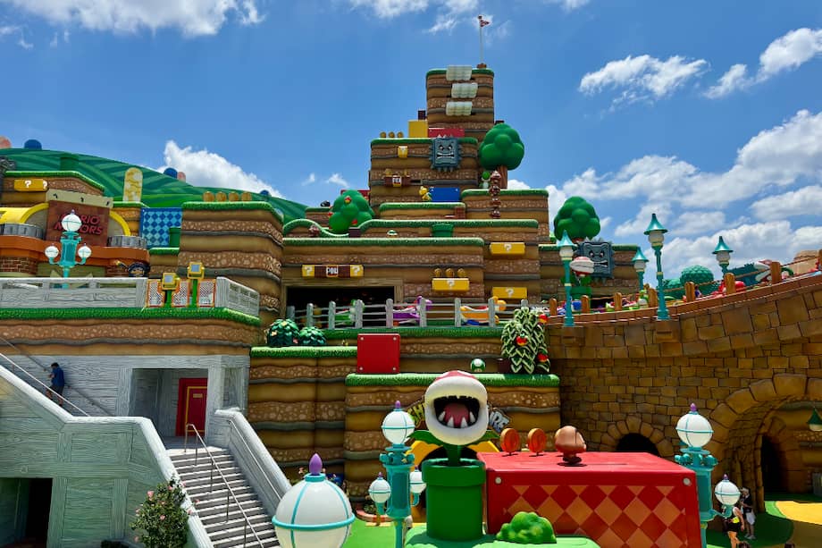 Super Nintendo World, una de las áreas temáticas de Epic Universe.