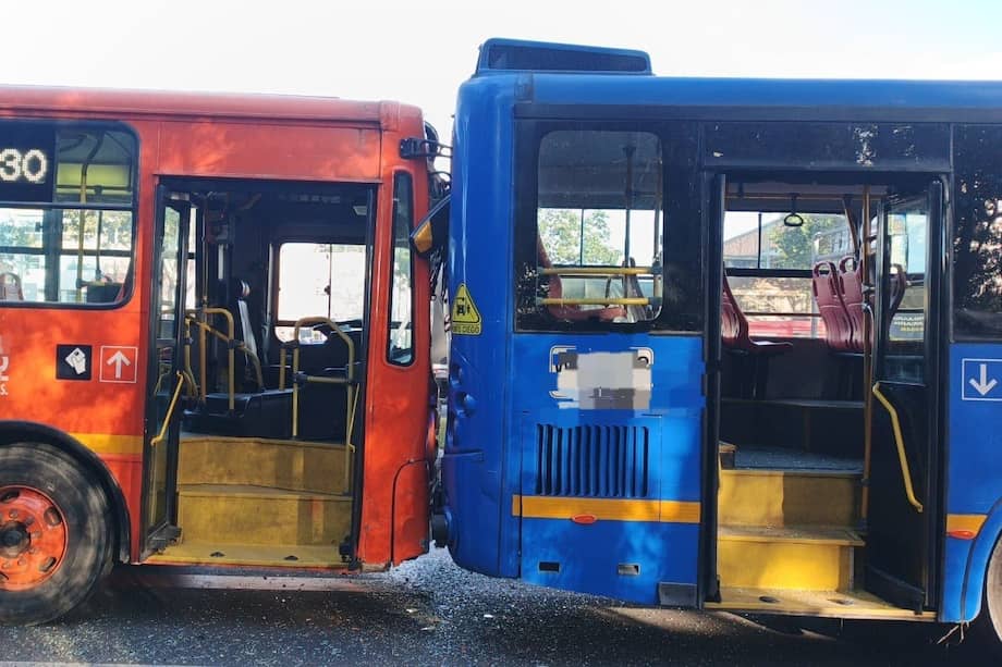 Accidente en la Av. Boyacá con calle 8
