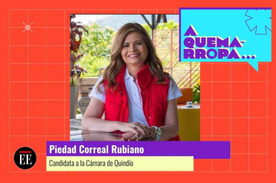 Piedad Correal Rubiano es candidata a la Cámara de Quindío, por el Partido Liberal. Tiene el número 102 en el tarjetón.