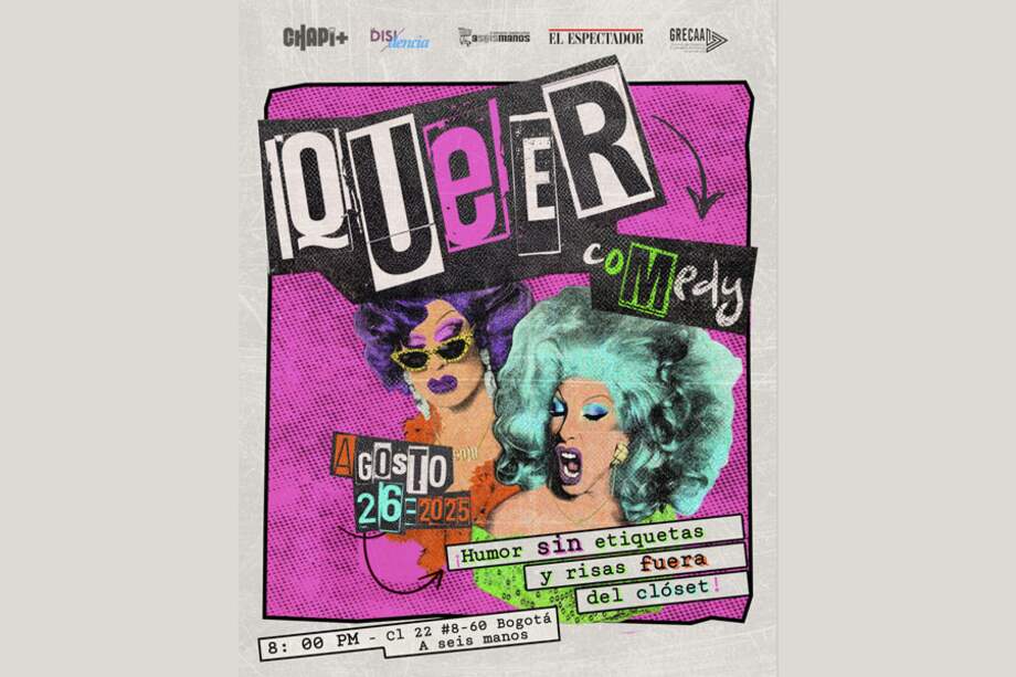 Queer Comedy: el nuevo stand up LGBTIQ+ que llega a Bogotá