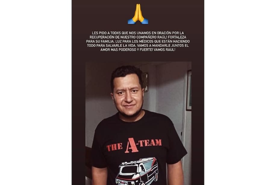 Raúl, herido tras ataque en rodaje de 'Sin senos sí hay paraíso'.