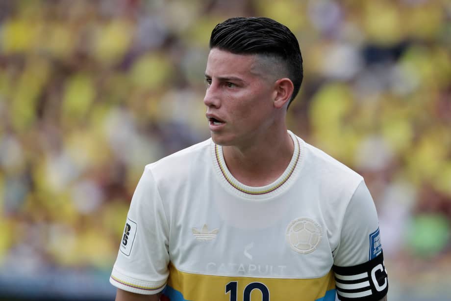 James Rodríguez brilló con la selección de Colombia en 2024.