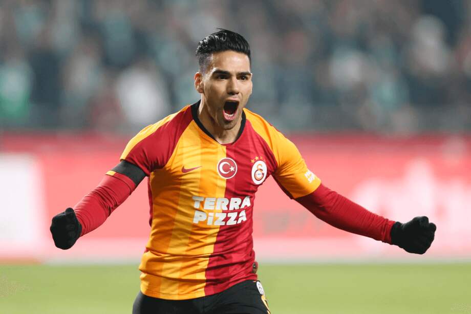 Radamel Falcao García, actual delantero de Galatasaray, lleva seis goles en 15 partidos jugados. / Galatasaray
