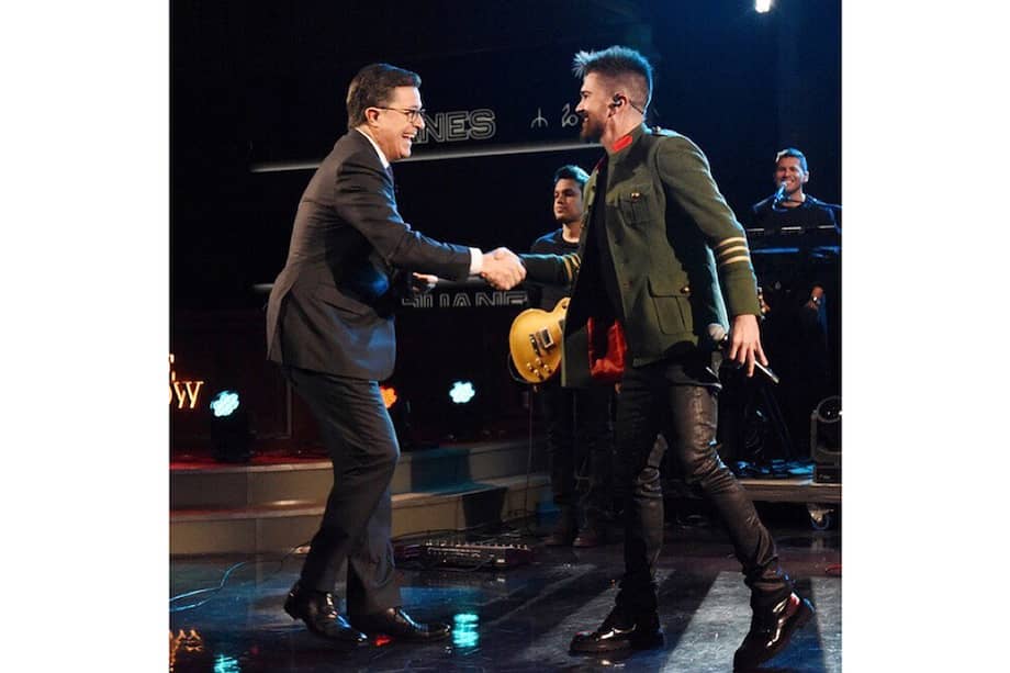 Juanes en "The Late Show with Stephen Colbert". / Tomada de Facebook.com/Juanes