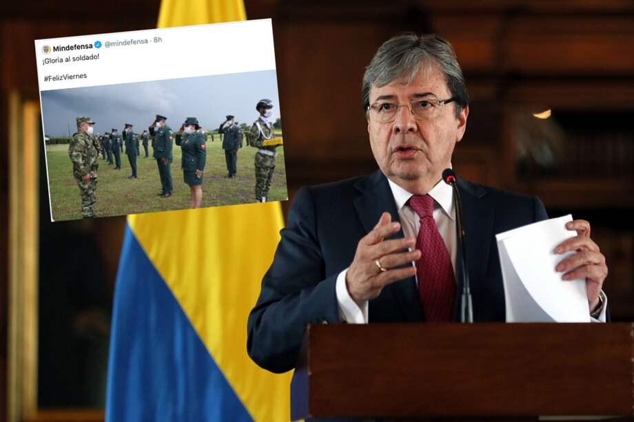 Un trino de la cuenta del Ministerio de Defensa fue considerado como indolente ante la muerte de Juliana Giraldo a manos de hombres del Ejército este jueves.