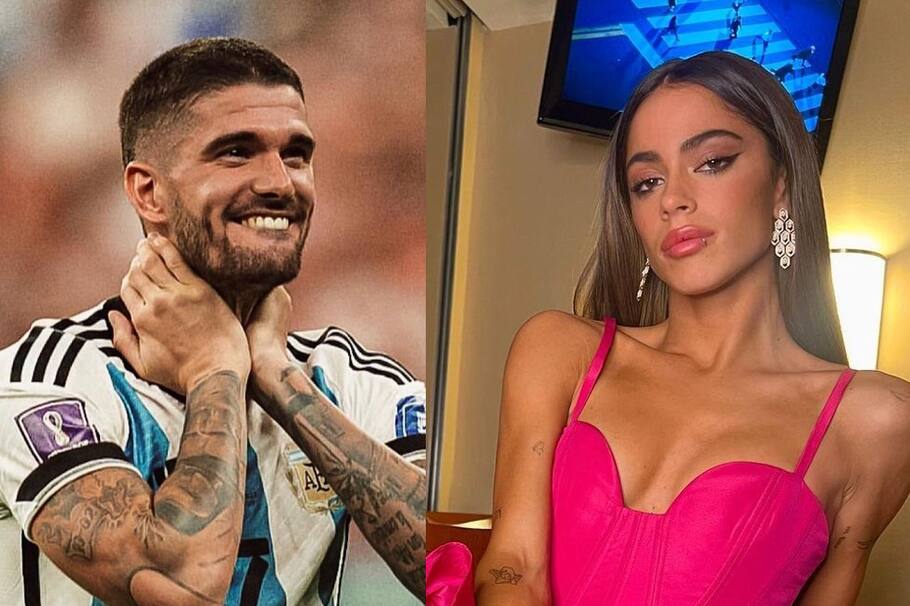 Tini, exnovia de Sebastián Yatra y actual pareja del futbolista Rodrigo De Paul, celebró el paso de la Selección de Argentina a la final del Mundial de Qatar 2022.