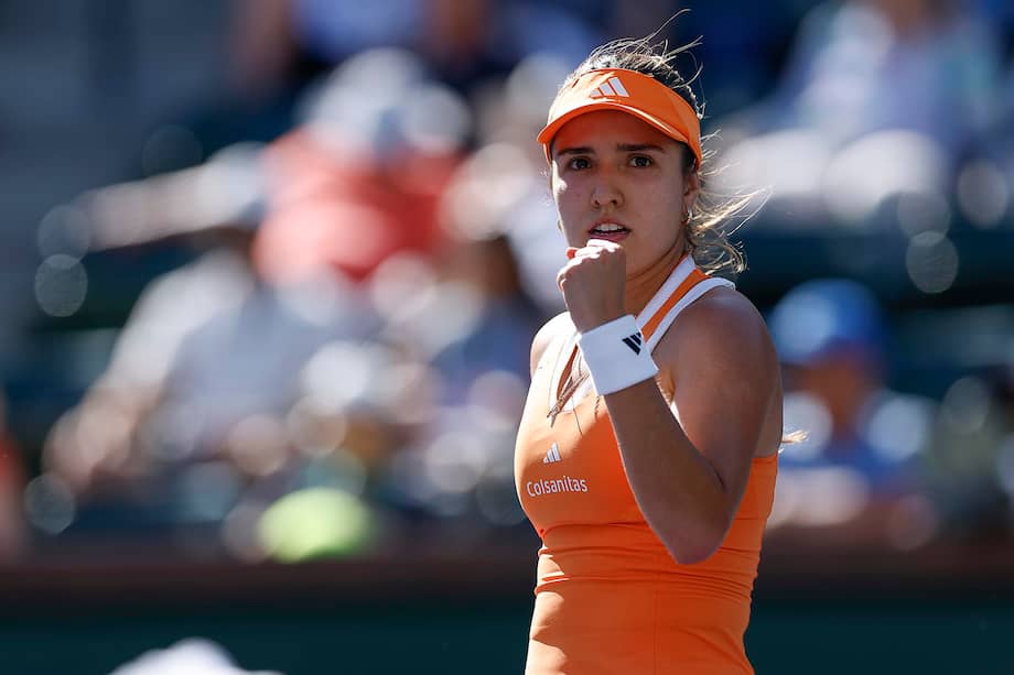 Camila Osorio, la colombiana más destacada en el tenis mundial esta temporada.