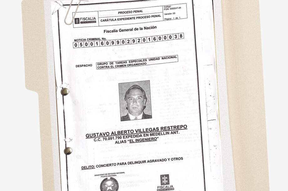 Gustavo Villegas, inicialmente, fue judicializado como colaborador de la Oficina. La investigación parecía sólida, pero antes del juicio, el fiscal del caso negoció y le rebajó un delito grave. La Fiscalía lo desautorizó, pero la sentencia quedó en firme.