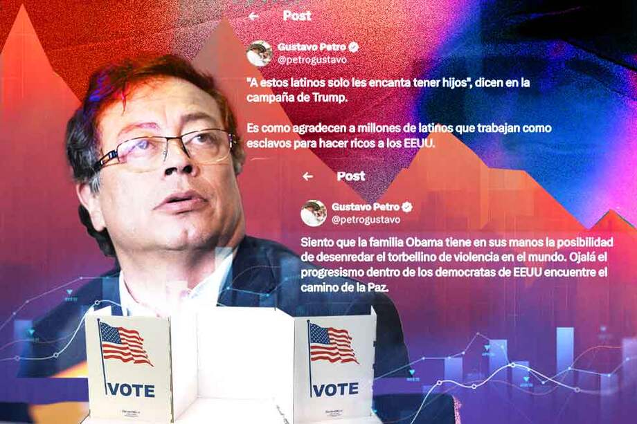 Petro, Donald Trump y Kamala Harris: los tres puntos claves que se juega el presidente colombiano en las elecciones en Estados Unidos.