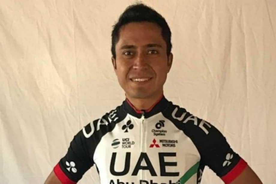 Darwin Atapuma, ciclista del UAE Abu Dhabi.