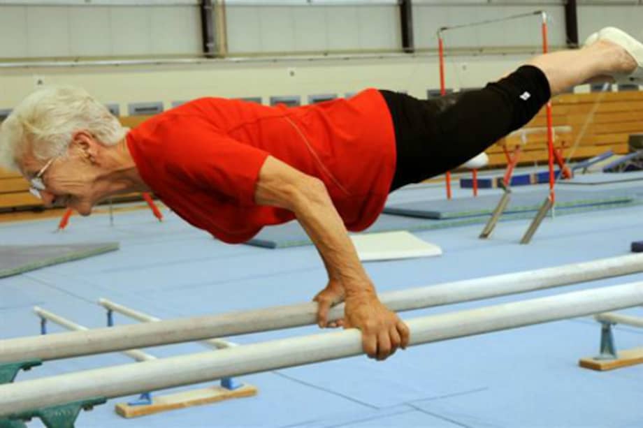 La alemana Johanna Quaas practica gimnasia desde los nueve años de edad. / AFP