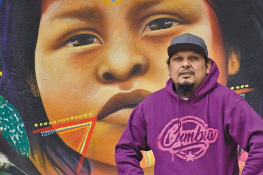 Carlos Trilleras, exponente del arte urbano en Colombia, nació en Natagaima (Tolima). / Jonathan Francisco Pantoja Díaz